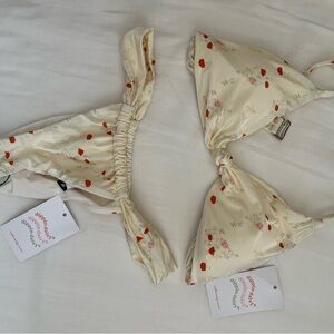 Dippin daisy bikini set in rose water